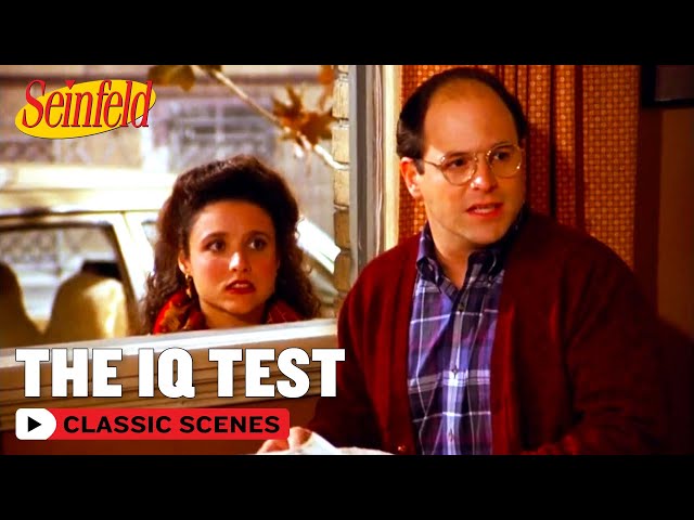 George Cheats On An IQ Test | The Cafe | Seinfeld