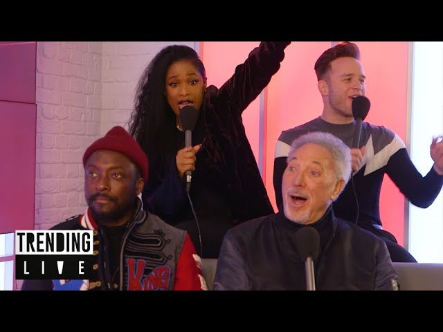 The Voice UK coaches reveal their celeb shower buddies | Trending Live