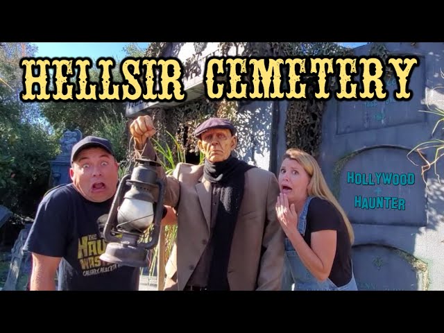 DIY Halloween Props - HELLSIR CEMETERY! Home Haunt Halloween Display Walkthrough Tour