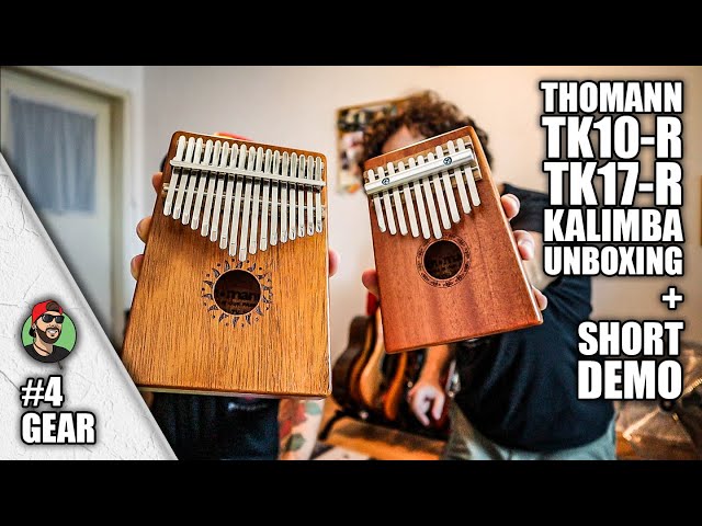 Unboxing - Thomann TR10-R & TR17-R Kalimba | short demo w/ Vlad Sucala | Gear#4