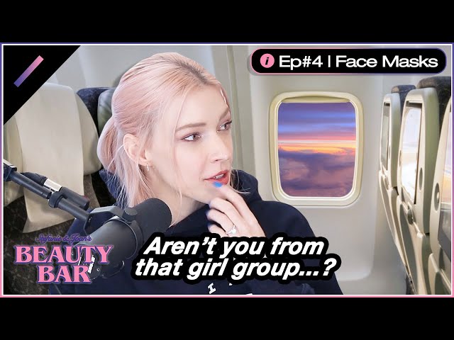 Meeting K-pop Idols Mid-Skincare on Planes | Beauty Bar Ep. #4 Highlight