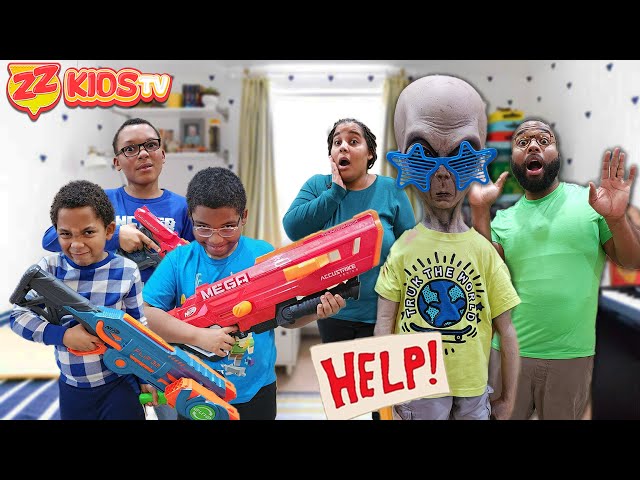 Alien Kids Invade! Space Dude Switch ZZ Dad Body Part 2