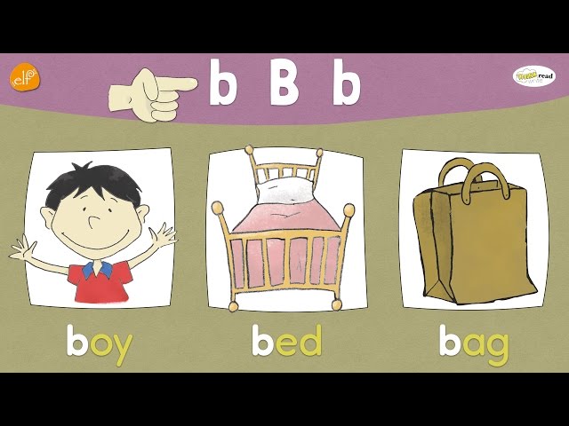 The B Chant | Phonics and Vocabulary | Alphabet Song | ELF Learning
