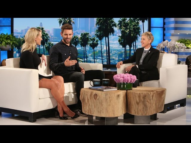 'DWTS' Partners Nick the Bachelor & Peta Catch Up with Ellen