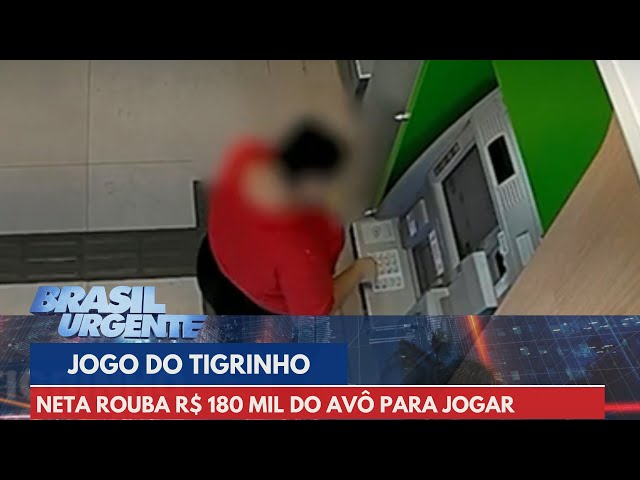 Neta rouba R$ 180 mil do avô para jogar no Tigrinho | Brasil Urgente