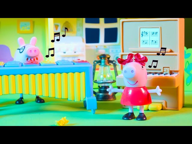 Peppa Pig Goes To A Music Concert! Toy Videos For Toddlers and Kids