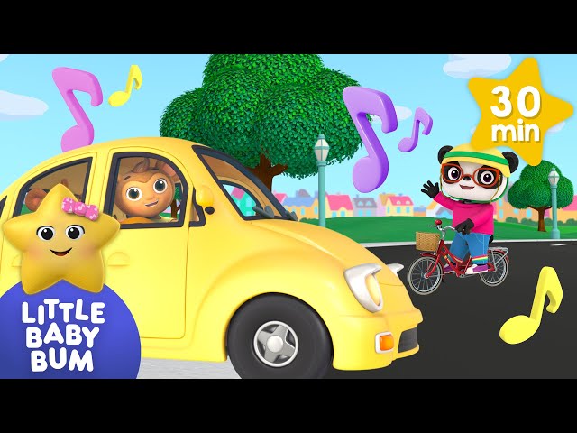 Choo Choo! Vehicle Sound Song ⭐ 30 min of LittleBabyBum Nursery Rhymes