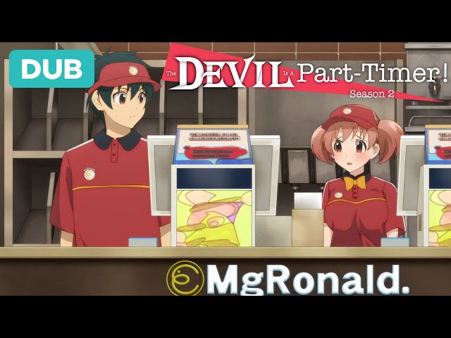 The Secret to Good Customer Service is to Scream | DUB | The Devil is a Part-Timer Season 2