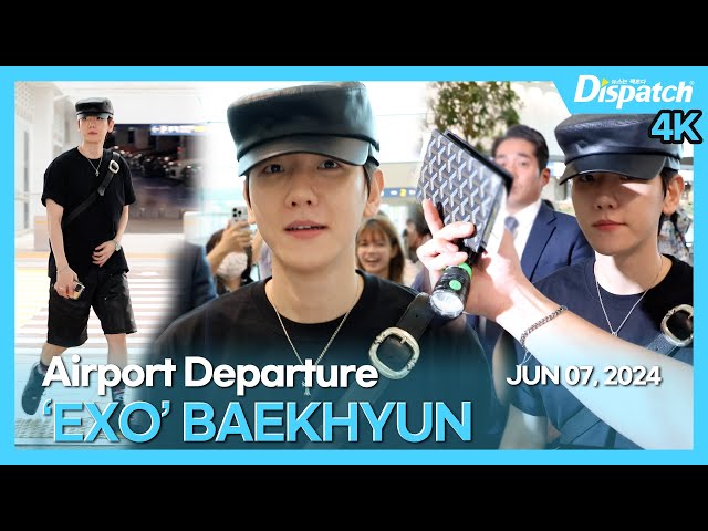 BAEKHYUN(EXO), Incheon International Airport DEPARTURE