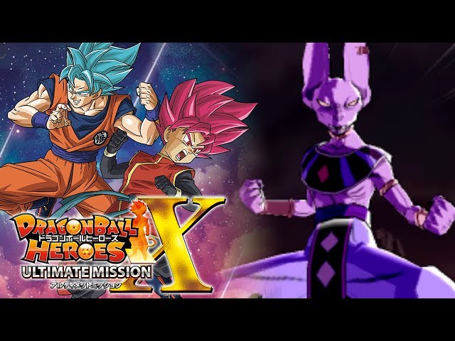 FURY MODE BEERUS FROM SUPER DRAGON BALL HEROES!!! | Dragon Ball Heroes Ultimate Mission X Gameplay!