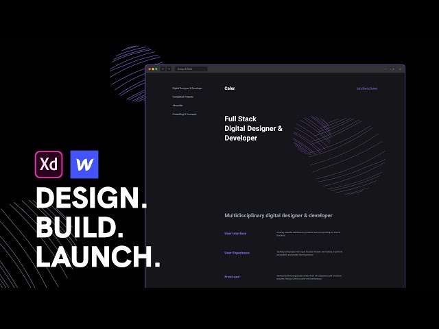Design. Build. Launch. | Introduction