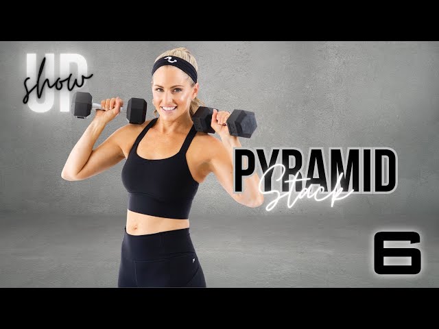 30 Minute Full Body Pyramid Stack Workout with Dumbbells and Kettlebells (Show Up Day #6)