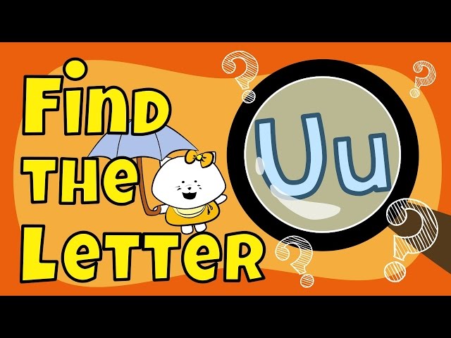 Alphabet Games | Find the Letter U