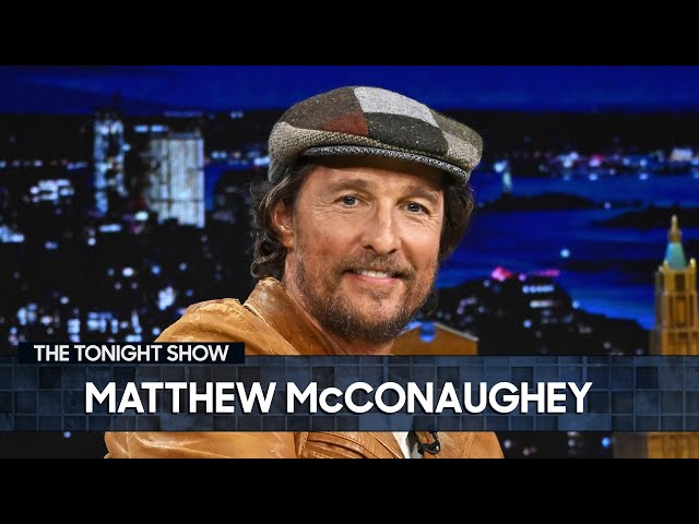 Six Flags Rescued Matthew McConaughey's Phone from a Swamp | The Tonight Show Starring Jimmy Fallon