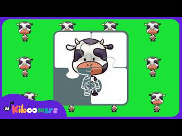 Cow First Words | Baby Music Learning | The Kiboomers l Lullabies for babies to go to sleep