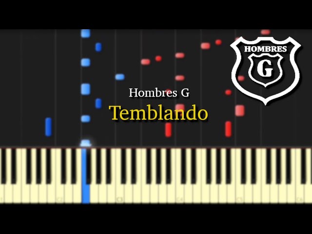 Temblando (Hombres G) / Piano Tutorial