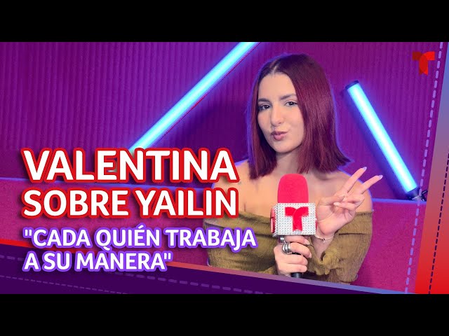 Valentina está dispuesta a grabar con Yailin y Tokischa | Telemundo Entretenimiento