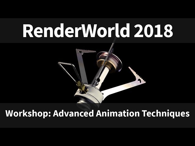KeyShot RenderWorld 2018: Workshop - Advanced Animation Techniques