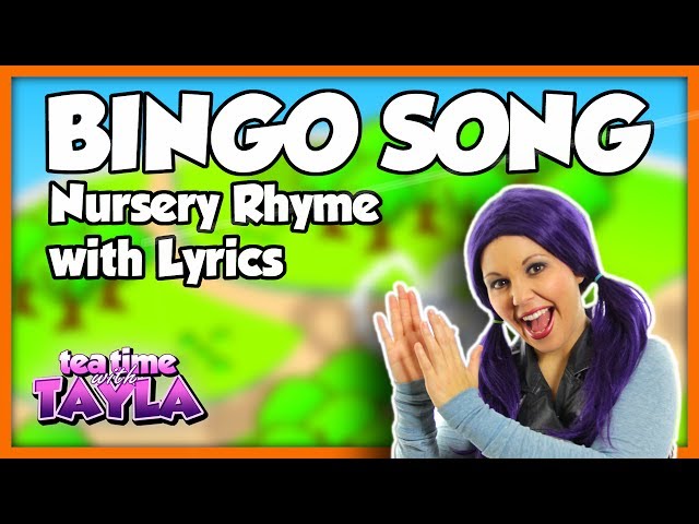 BINGO Dog Song for Children | Nursery Rhymes with Lyrics | Kids Songs on Tea Time with Tayla