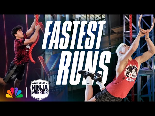 The Most Electrifying Runs Compilation | American Ninja Warrior | NBC