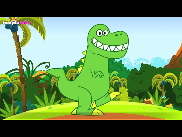 Dinosaur Song | HooplaKidz Nursery Rhymes & Kids Songs