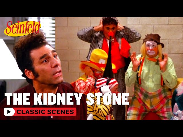 Kramer Passes A Kidney Stone | The Gymnast | Seinfeld