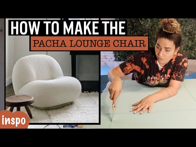 DIY PACHA LOUNGE CHAIR // HOW TO MAKE A PIERRE PAULIN  ARMCHAIR AT HOME
