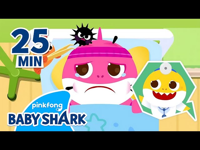 Baby Shark Doctor, Mommy is Sick! | +Compilation | Hospital Play Song & Story | Baby Shark Official