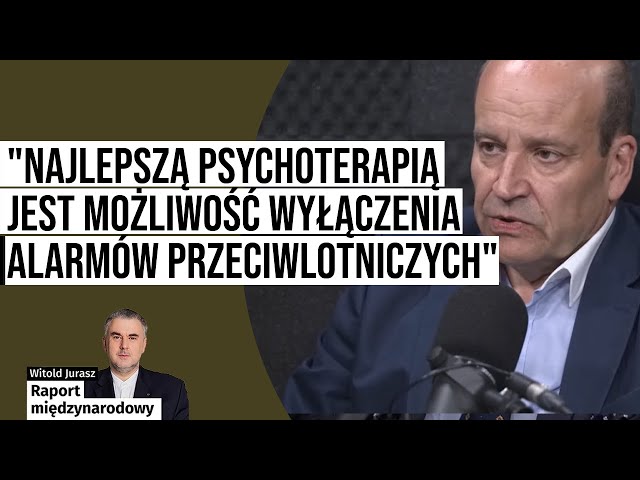 "Najlepszą psychoterapią jest możliwość wyłączenia alarmów przeciwlotniczych"