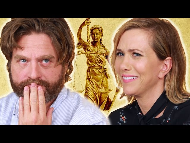 Kristen Wiig & Zach Galifianakis Give Questionable Legal Advice