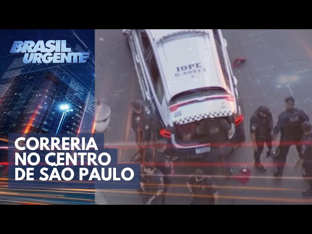 Correria entre GCMs e dependentes químicos no centro de São Paulo