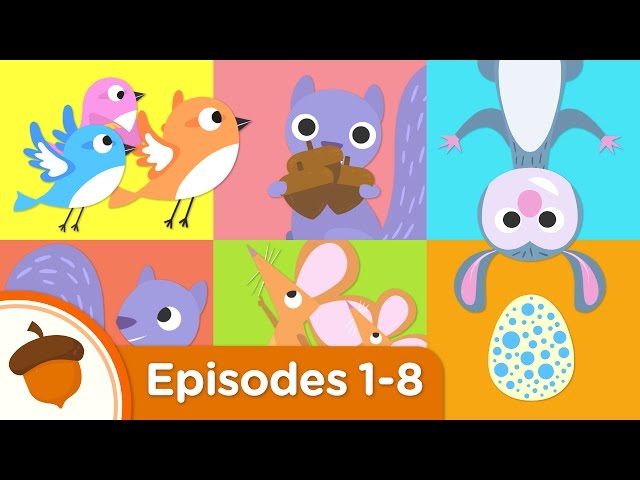 Treetop Family Compilation | Full Episodes 1-8 | Cartoons for kids