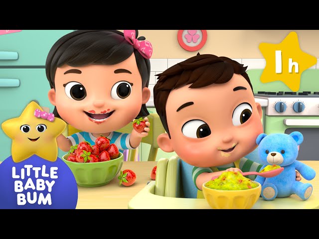 What Will You Eat? Snack Time Song ⭐ LittleBabyBum Nursery Rhymes - One Hour Baby Songs Mix