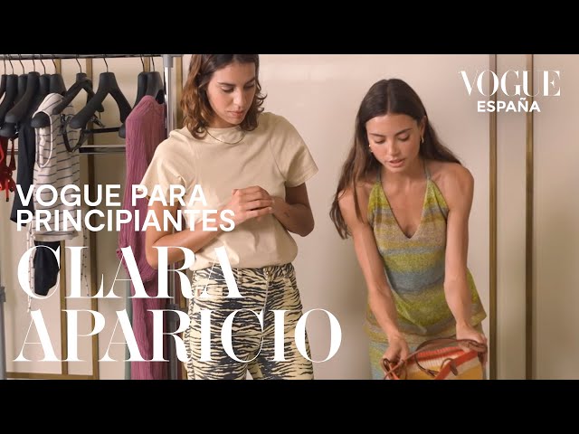 Hacer la maleta estas vacaciones, con Clara Aparicio | Vogue para principiantes | Vogue España