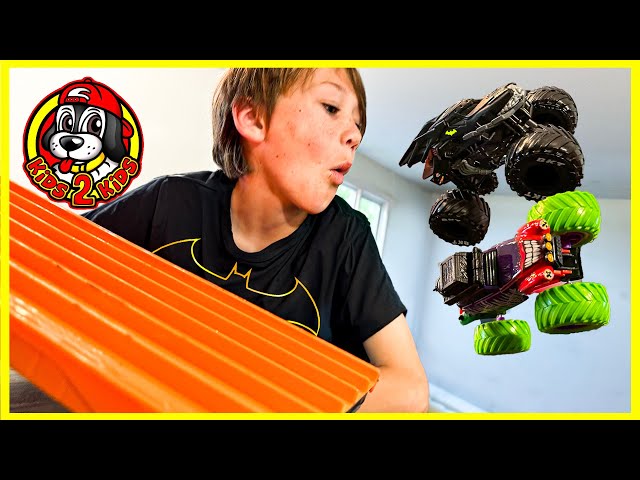 CALEB & ISABEL'S ULTIMATE BATMAN TOY COLLECTION 🦇 Monster Trucks, Park Play Fun & LEGO COMPILATION