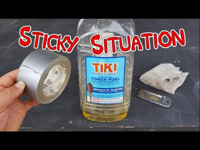 Remove Sticky Tape Residue & Glue | Clean Sticker Adhesive Super Easy | Strong DIY Cleaner