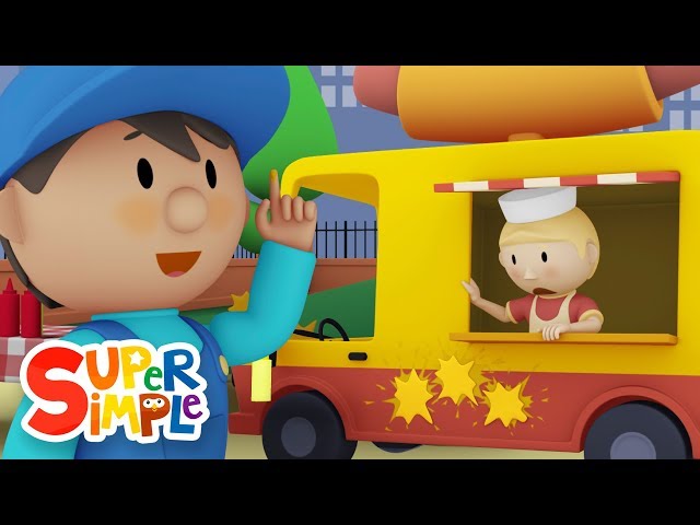 Harvey's Hot Dog Truck | Car Wash Cartoon for Kids