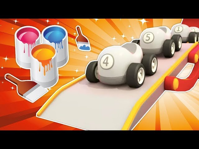 Learn Colors for Kids with Helper Cars Cartoons: Educational Cartoons for Kids