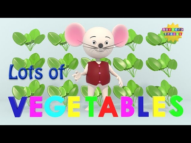 Vegetables | Count vegetables for healthy eating | Compilation | NurseryTracks