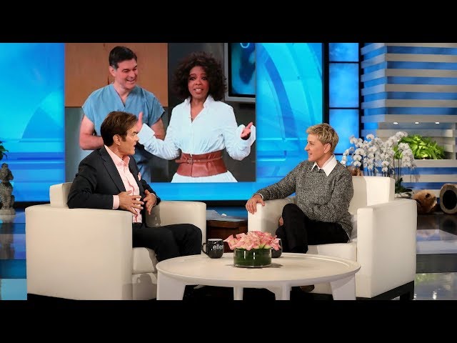 Dr. Oz Checks Out Ellen's Hurt Neck