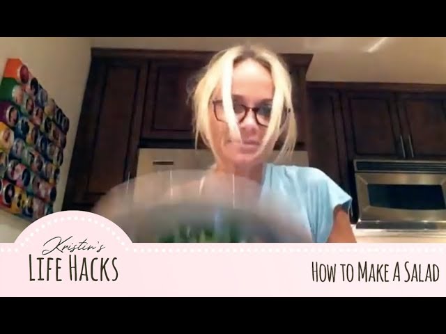 Cooking with Kristin Chenoweth: How To Make A Salad Part 2