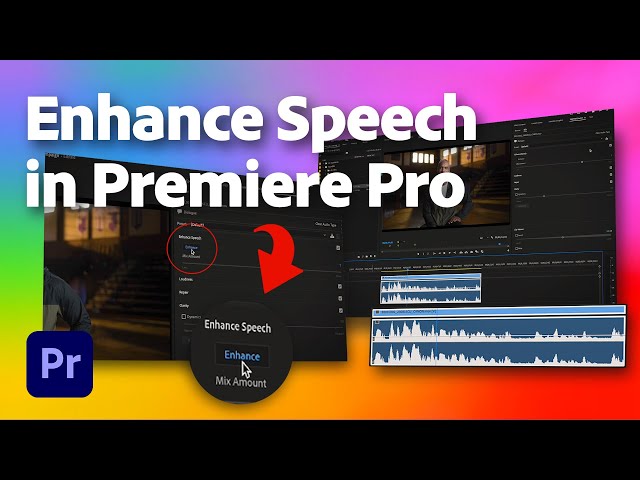 Enhanced Speech in Adobe Premiere Pro NOW LIVE! | Adobe Video