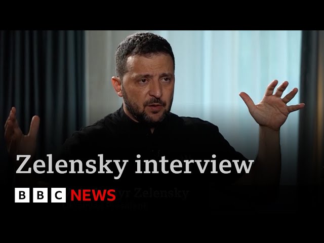 Ukraine’s Zelensky:  a new Trump presidency would be “hard work”| BBC News