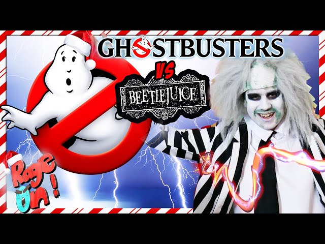 Ghostbusters Jr ! catch Beetlejuice and Santa ! DIYHome made Parody