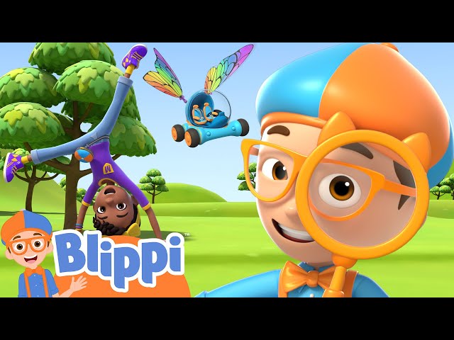 Blippi and Meekah go on a Road Trip from a Bug’s Eye View! | Blippi and Meekah Podcast