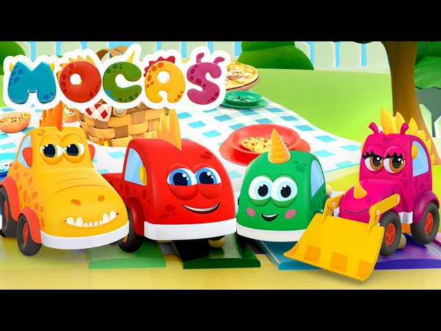 Sing with Mocas! The Apples and Bananas song for kids & more songs for kids. Nursery rhymes.