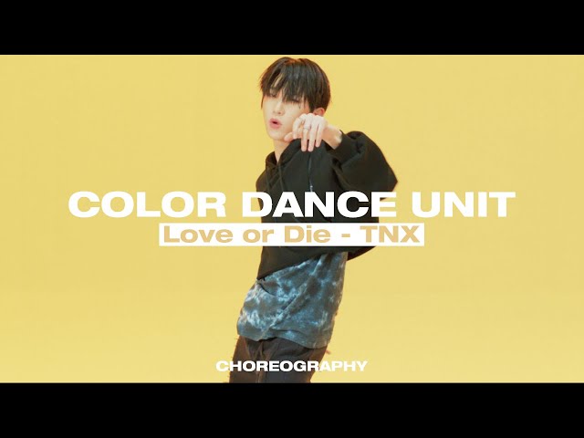 TNX - Love Or Die | Choreography video | [COLOR DANCE UNIT] #컬러댄스유닛 #TNX #Choreography