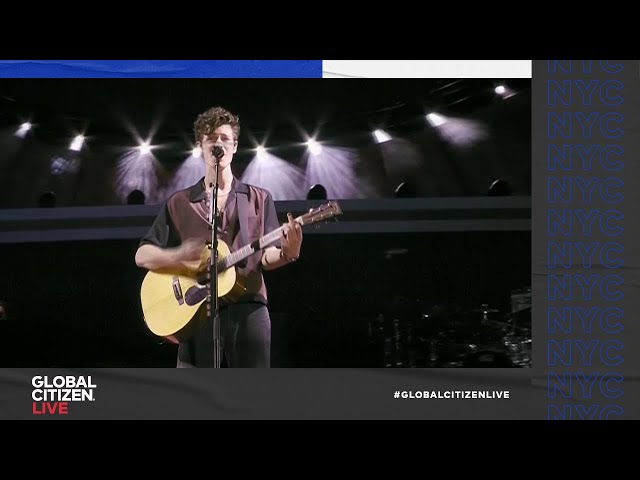 Shawn Mendes Rocks Central Park With "In My Blood" | Global Citizen Live