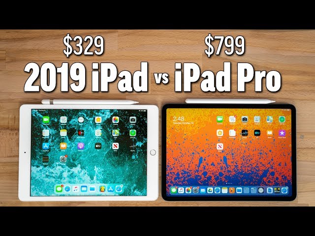 2019 10.2" iPad vs 2018 iPad Pro - Ultimate Comparison