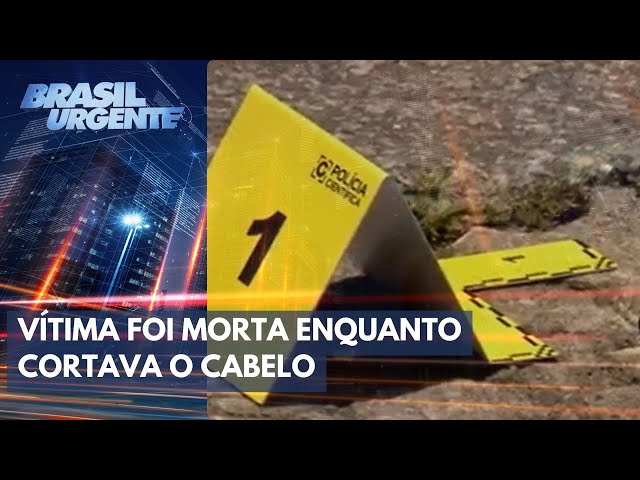 Barbeiro é baleado e cliente morre em troca de tiros | Brasil Urgente